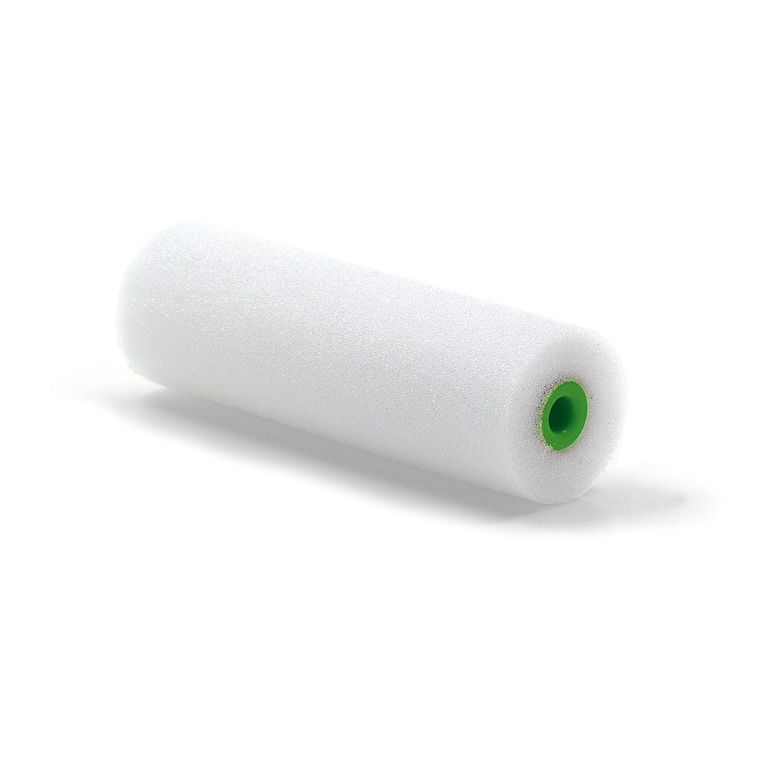 De Nölle Profi Brush verfroller 10 cm, fijne oppervlakte, rechte vorm van Nölle Profi Brush Borstel- & Pinseltechnik e.K. is afgebeeld op een witte achtergrond - ideaal voor schilderwerk en het creëren van een fijne afwerking.