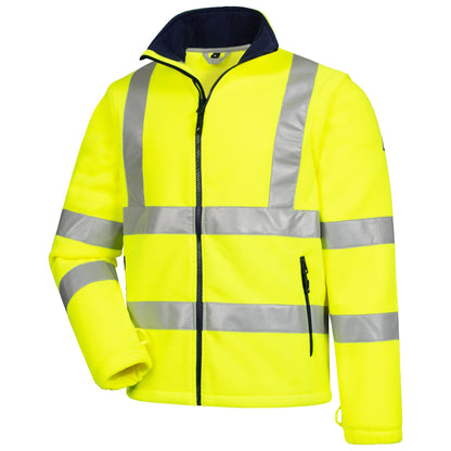NITRAS MOTION TEX VIZ, fleecejack met hoge zichtbaarheid