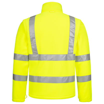 NITRAS MOTION TEX VIZ, fleecejack met hoge zichtbaarheid