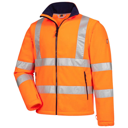 NITRAS MOTION TEX VIZ, fleecejack met hoge zichtbaarheid