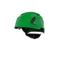 3M™ SecureFit™ Veiligheidshelm X5500, Niet-geventileerd, CE, Groen, X5504NVE-CE | Pak (1 stuk)