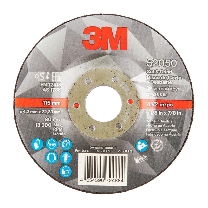 3M™ Cut and Grind-schuurschijf T27 Schuurmiddel