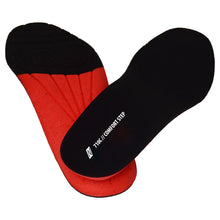 NITRAS COMFORT STEP, inlegzolen, zwart/rood