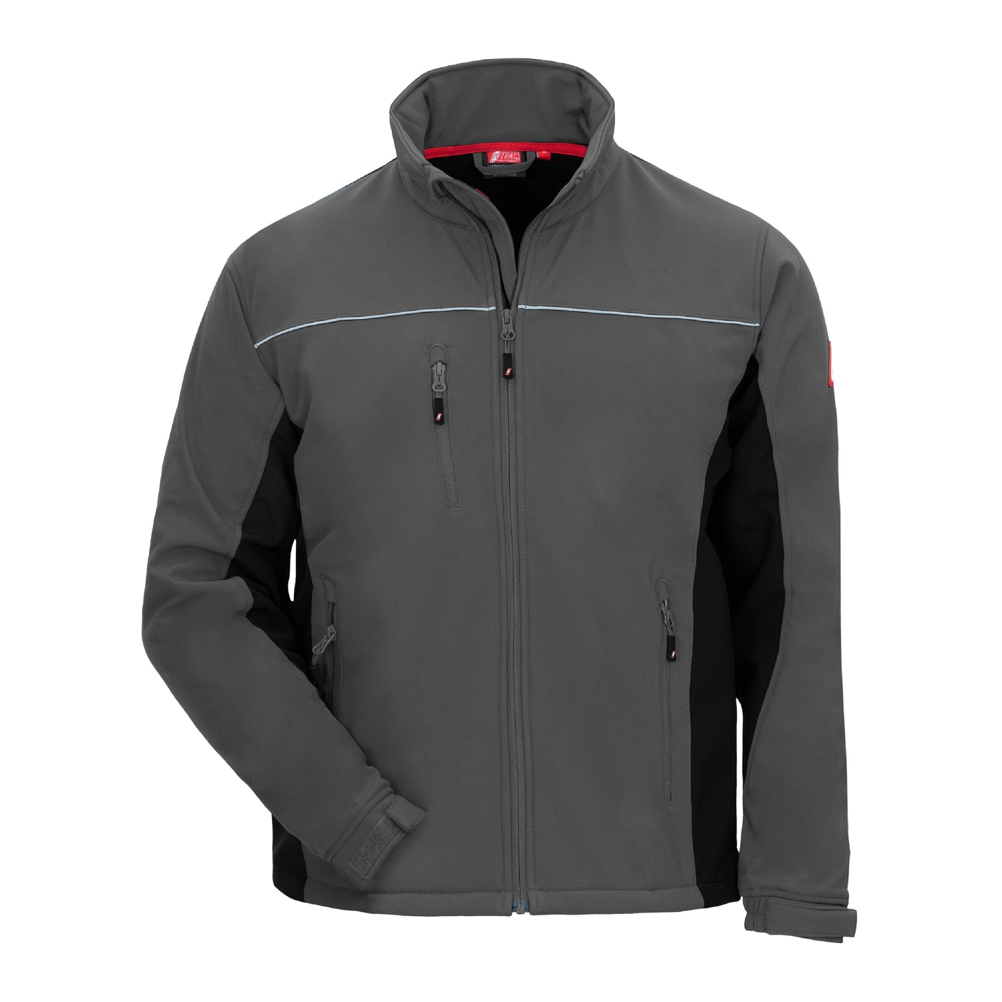 NITRAS MOTION TEX LIGHT, softshell jas, grijs/zwart