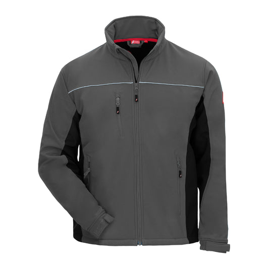 NITRAS MOTION TEX LIGHT, softshell jas, grijs/zwart