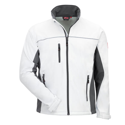 NITRAS MOTION TEX LIGHT, softshell jas, wit/grijs