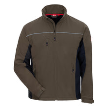 NITRAS MOTION TEX LIGHT, softshell jas, bruin/zwart