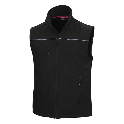 NITRAS MOTION TEX LIGHT, softshellvest, zwart