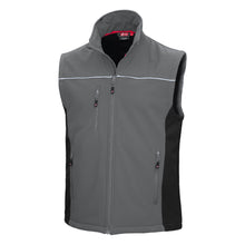 NITRAS MOTION TEX LIGHT, softshell vest, grijs/zwart
