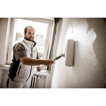 NITRAS MOTION TEX LIGHT, softshell vest, wit/grijs