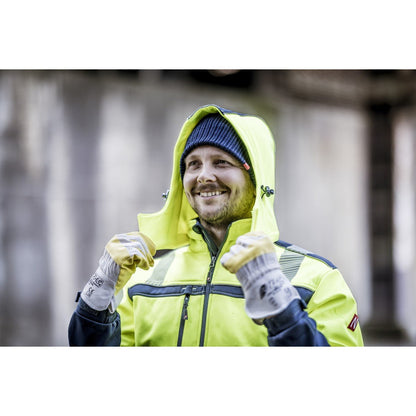 NITRAS UNIVERSAL, kunstleren handschoenen, natuurlijke kleur / geel, EN 388 katoen | Pakket (12 paar)