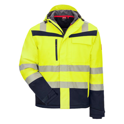 NITRAS MOTION TEX VIZ PLUS, wintersoftshelljack met hoge zichtbaarheid