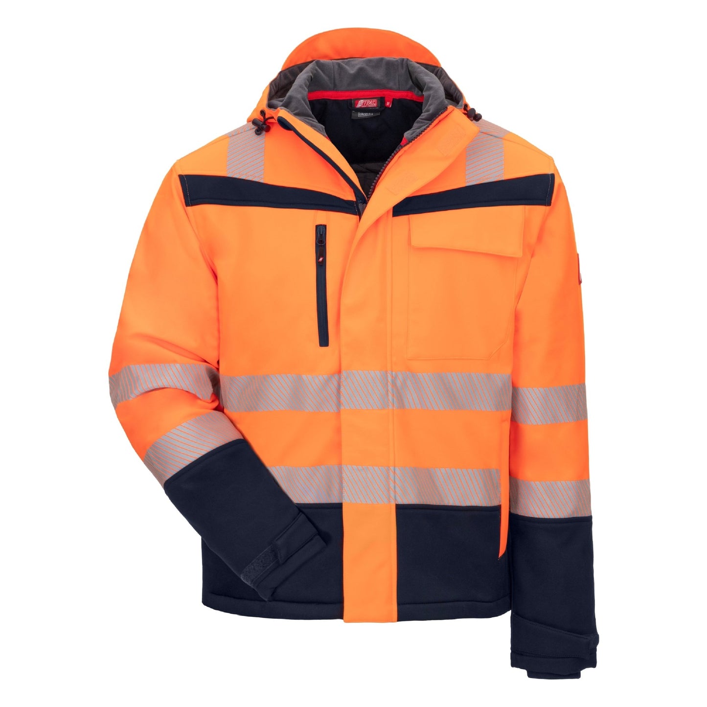 NITRAS MOTION TEX VIZ PLUS, wintersoftshelljack met hoge zichtbaarheid
