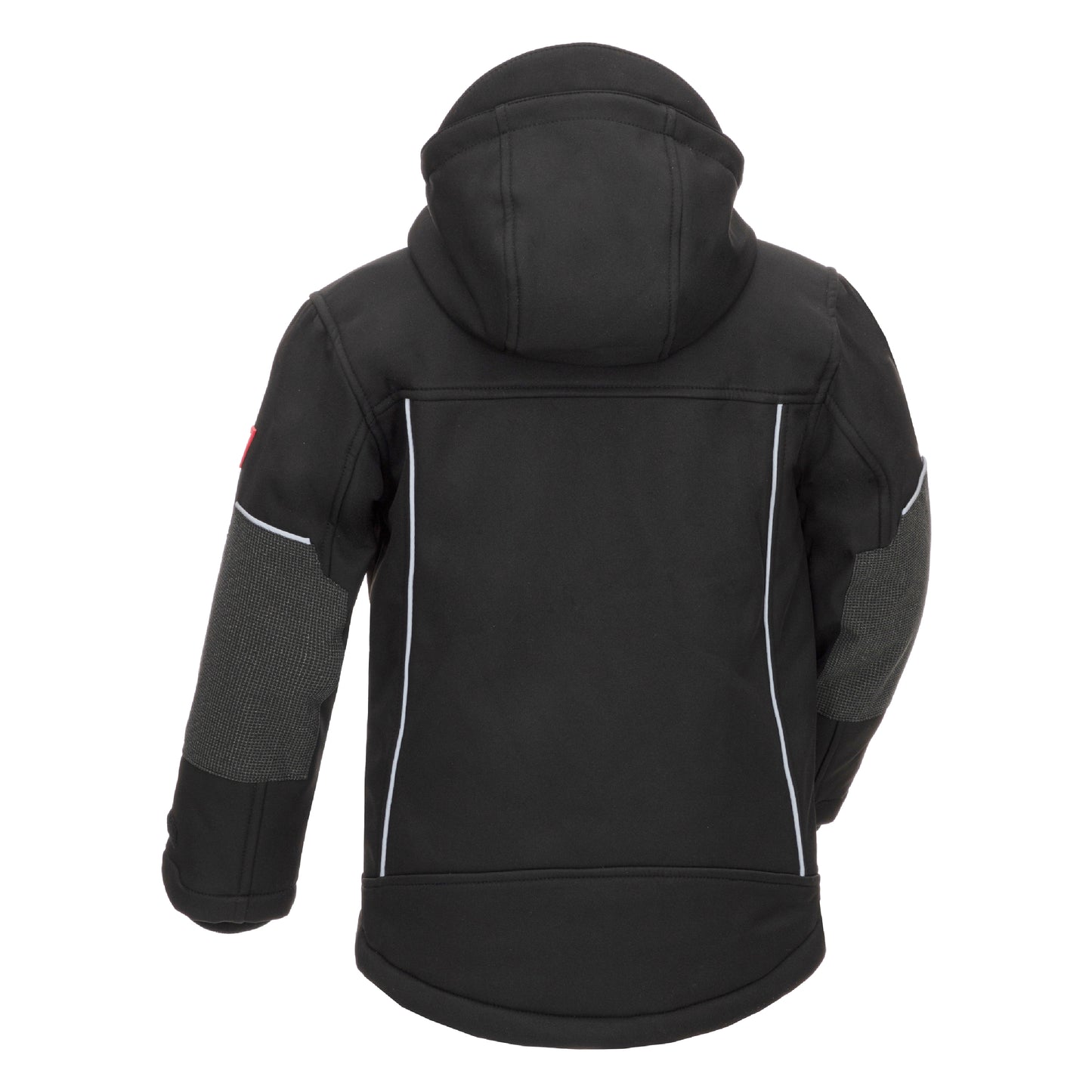 NITRAS MOTION TEX KIDS, softshell jas, zwart