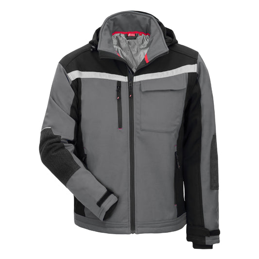 NITRAS MOTION TEX PLUS, softshell jas, grijs/zwart