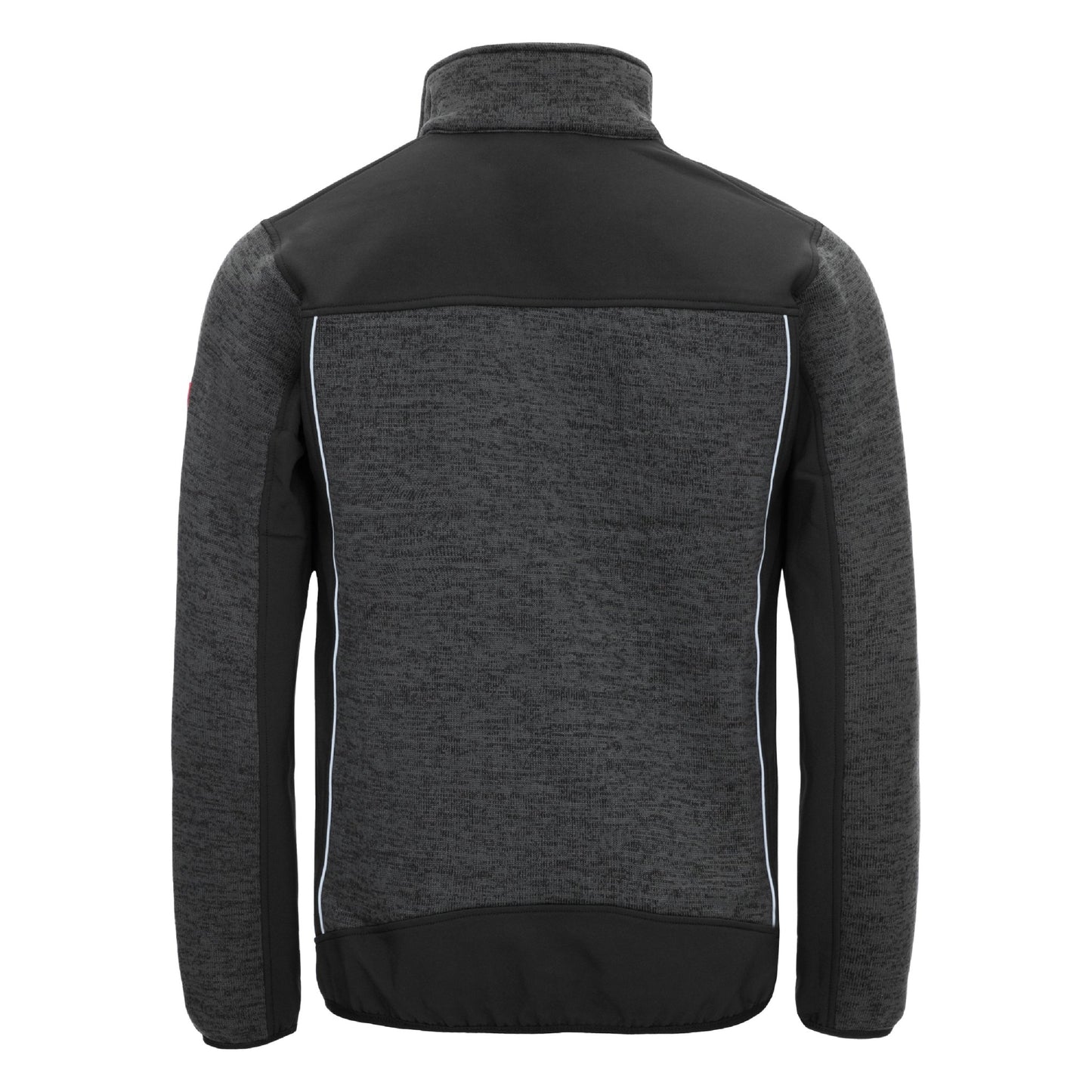 NITRAS MOTION TEX PLUS, gebreid softshelljack, zwart