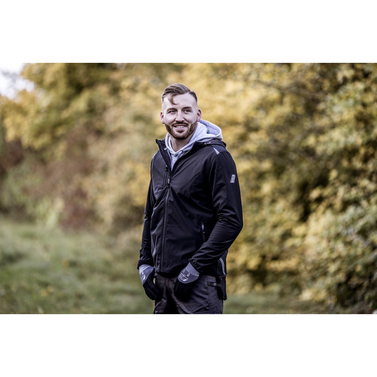 NITRAS MOTION TEX LIGHT, windjack, zwart