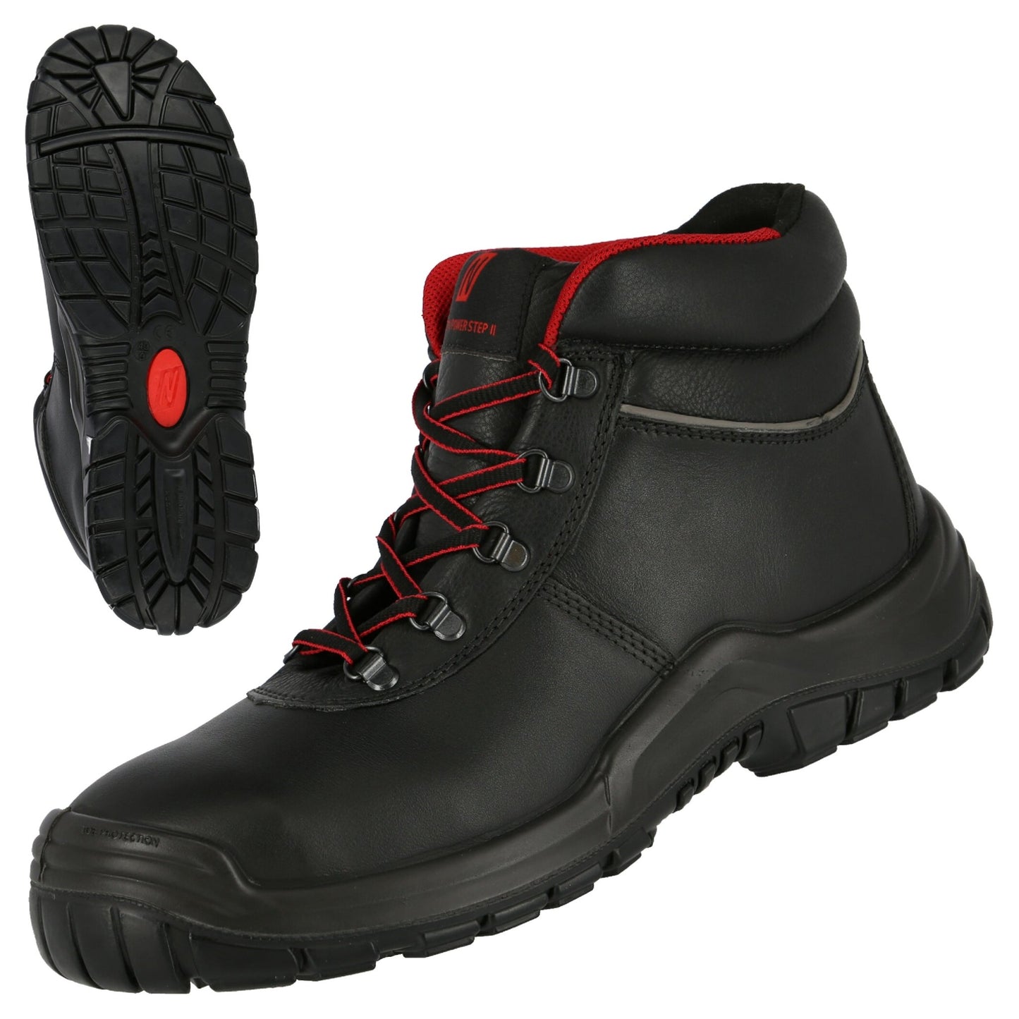 NITRAS POWER STEP MID, S3 HI HRO veiligheidslaarzen, halfhoog, zwart
