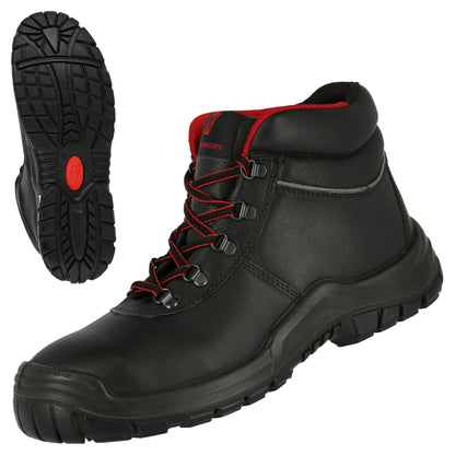 NITRAS POWER STEP MID, S3 HI HRO veiligheidslaarzen, halfhoog, zwart