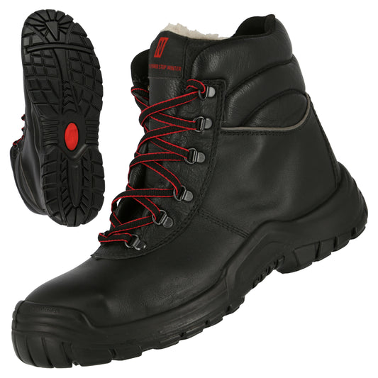 NITRAS POWER STEP MID+, S3 CI HI HRO SRC veiligheidswinterlaarzen, halfhoog, zwart