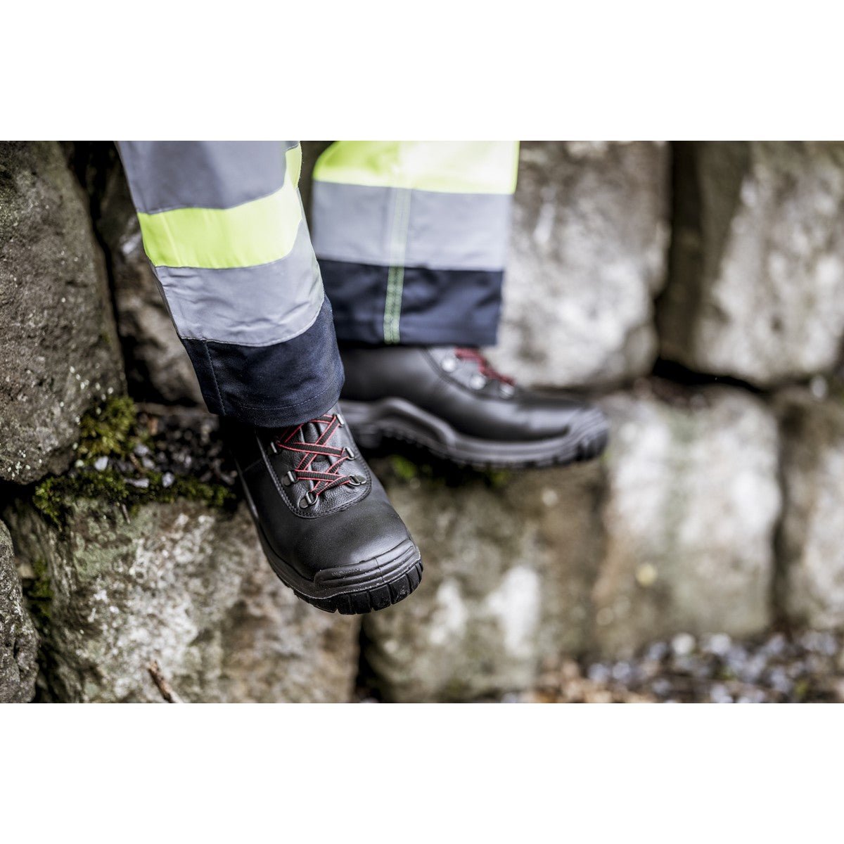 NITRAS POWER STEP MID+, S3 CI HI HRO veiligheidslaarzen, hoog, zwart