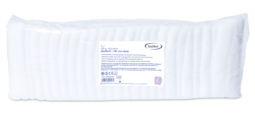 MaiMed-VW zigzagverbandzakje van katoenfolie