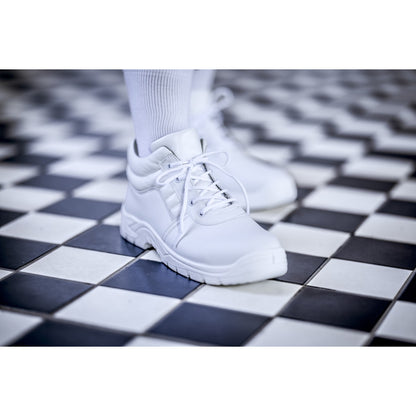 NITRAS CLEAN STEP MID, S2 veiligheidslaarzen, halfhoog, wit