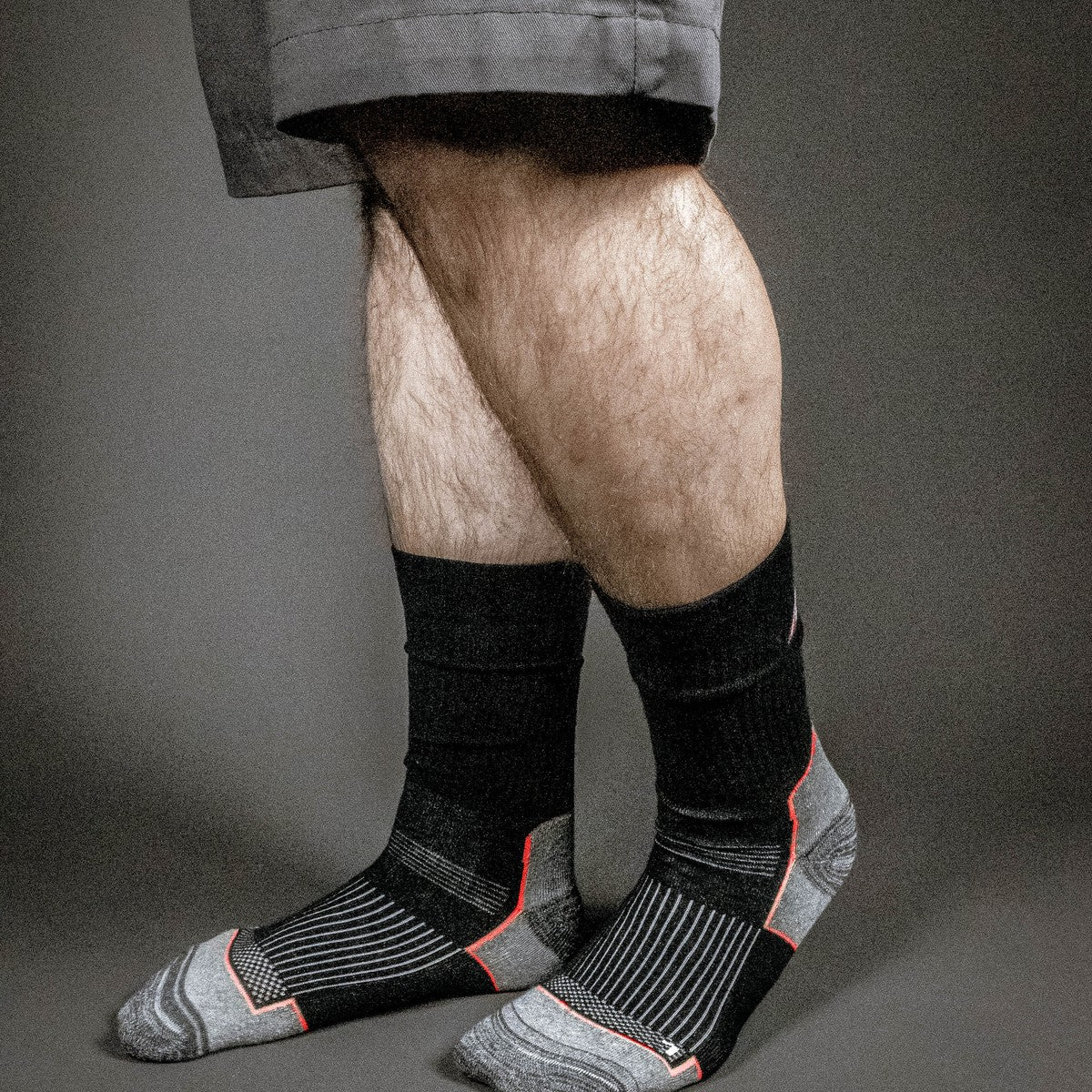 NITRAS All Season sokken, zwart/grijs
