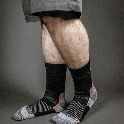 NITRAS All Season sokken, zwart/grijs