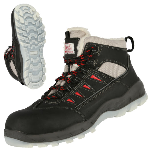 NITRAS SPORT STEP MID W, S3 CI veiligheidswinterlaarzen, halfhoog, zwart