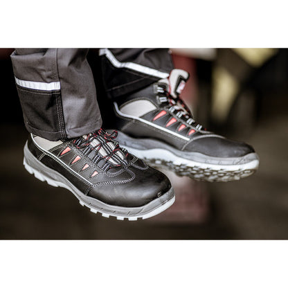 NITRAS SPORT STEP MID, S3 veiligheidslaarzen, halfhoog, zwart