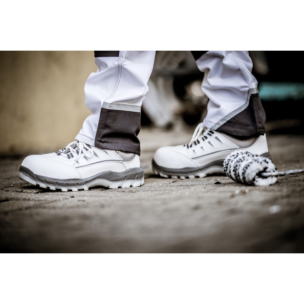 NITRAS SPORT STEP WH, lage veiligheidsschoenen, wit