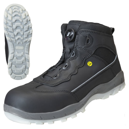 NITRAS SPORT STEP MID FIT, veiligheidslaarzen, halfhoog, zwart