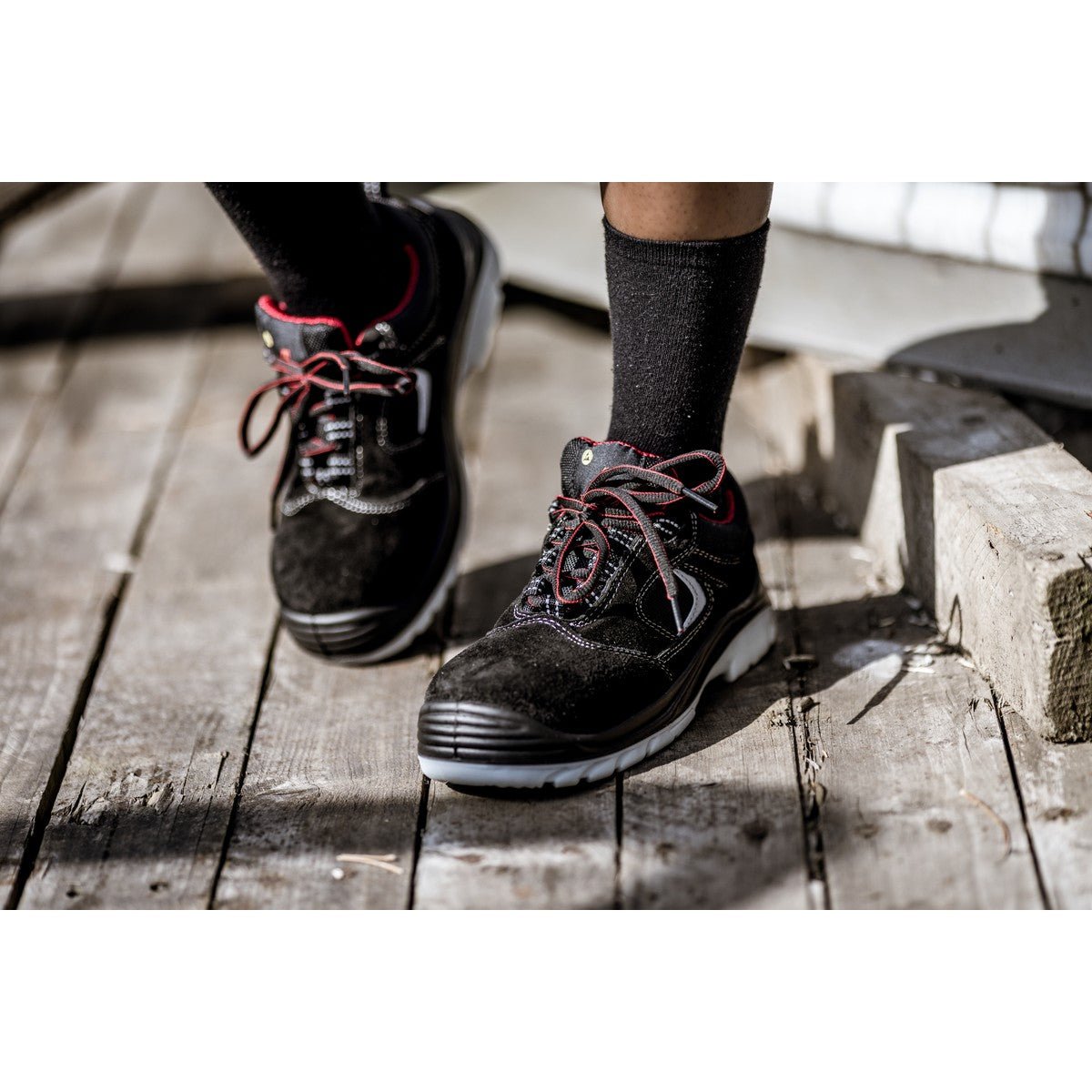 NITRAS EASY STEP, S1P veiligheidsschoenen, zwart