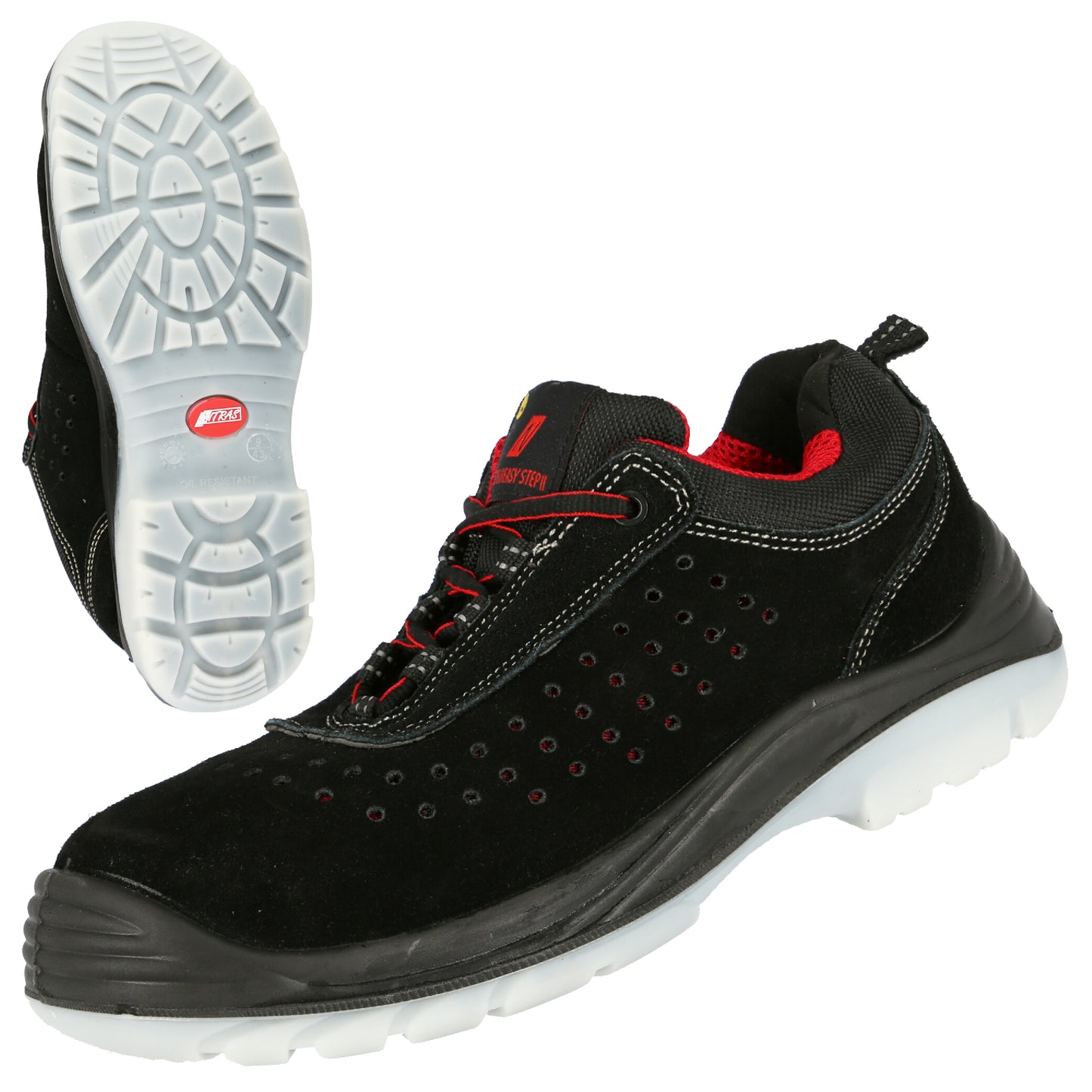 NITRAS EASY STEP P, S1P veiligheidsschoenen, zwart