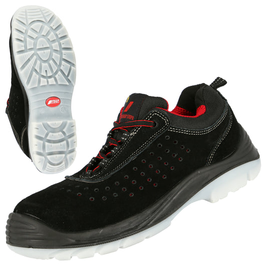 NITRAS EASY STEP P, S1P veiligheidsschoenen, zwart