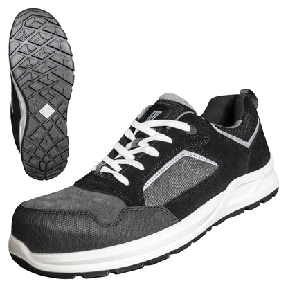 NITRAS CLASSIC STEP, S1P veiligheidsschoenen, grijs/zwart