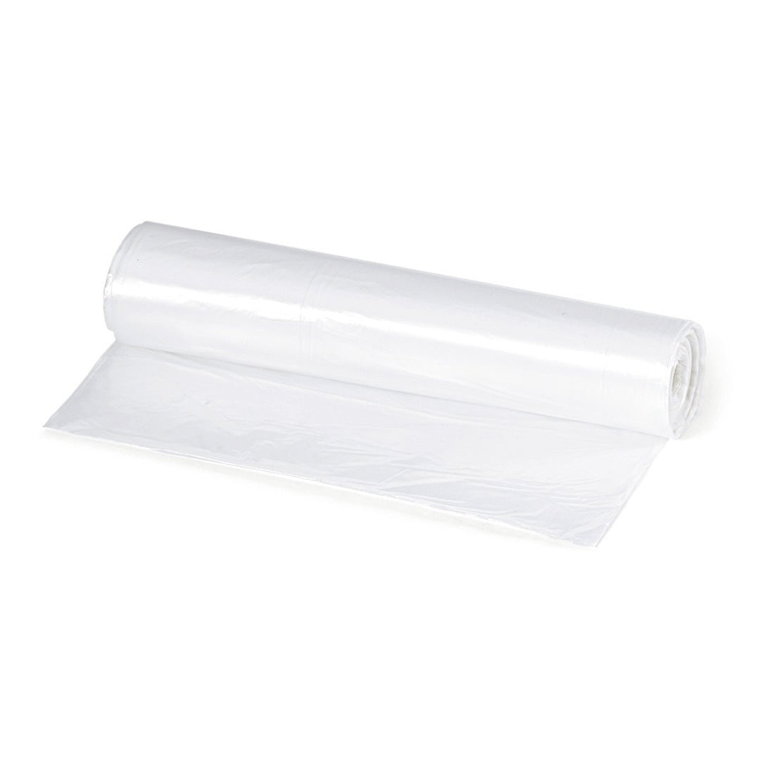 Afgebeeld is een enkele rol Nölle Profi Brush vuilniszakken, 60 liter, transparant (van Nölle Profi Brush Borstel- & Penseeltechniek e.K.), waarbij een zak gedeeltelijk is afgerold, op een effen witte achtergrond.