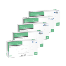 MaiMed-soft PF latex onderzoekshandschoenen niet-steriel poedervrij 100 stuks/doos