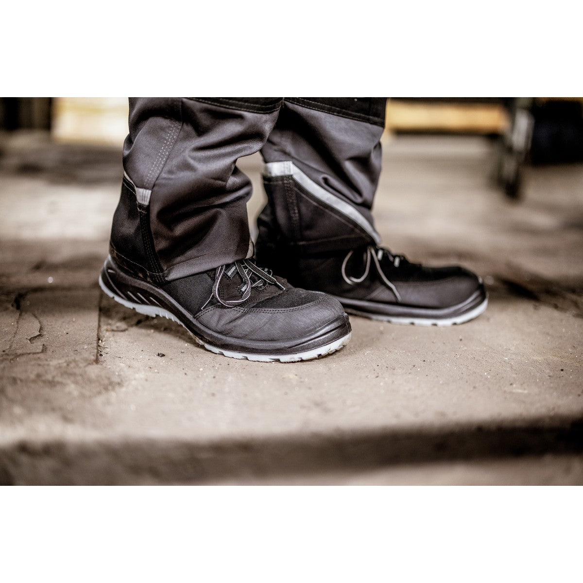 NITRAS SOLID STEP MID, veiligheidslaarzen, halfhoog