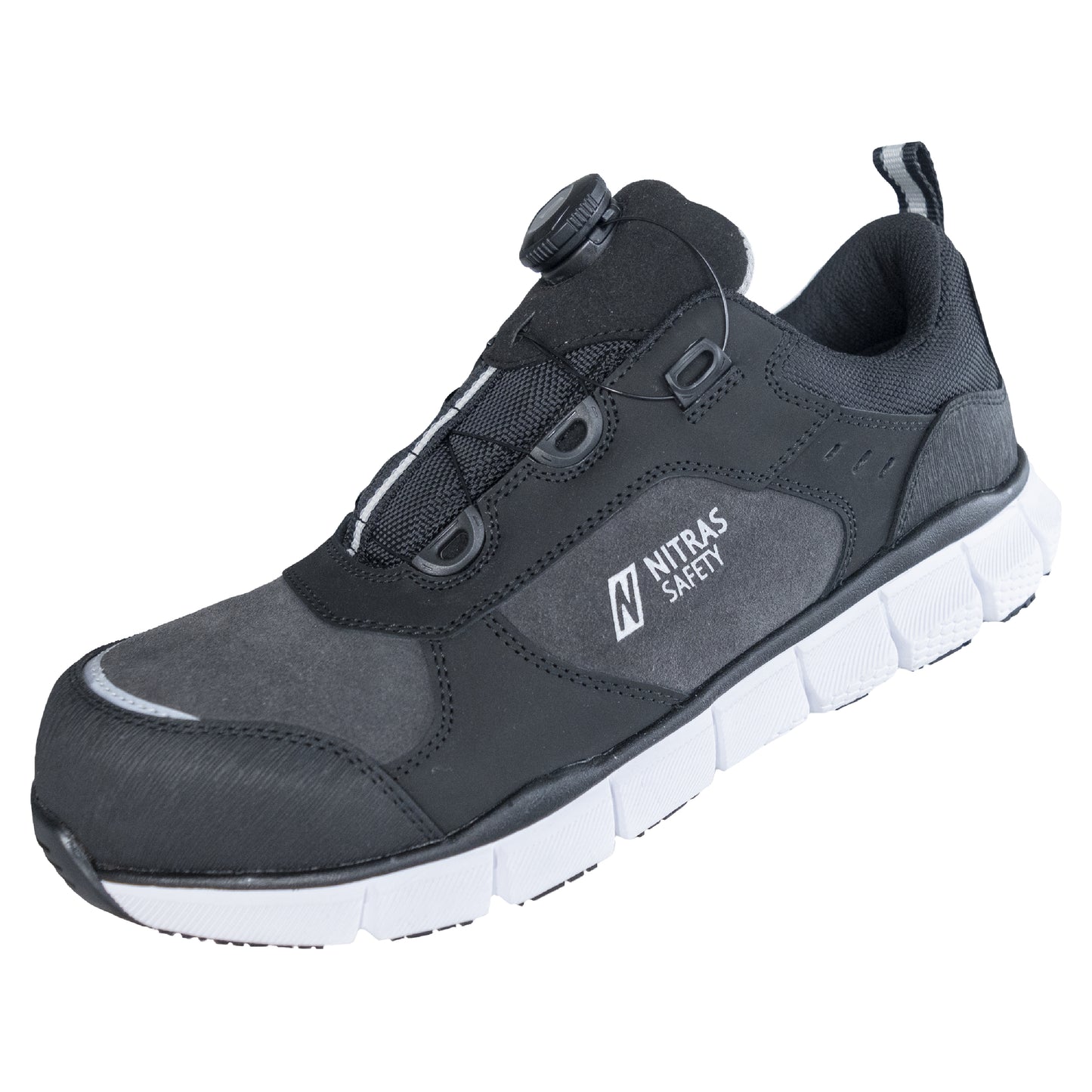 NITRAS SONIC STEP FIT, S3S FO HRO SC SR lage veiligheidsschoenen, grijs / zwart