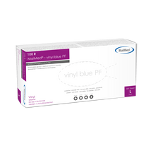MaiMed-vinyl blauw PF, niet-steriele, poedervrije vinyl onderzoekshandschoenen 100 stuks/doos