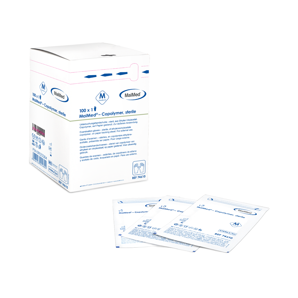 MaiMed copolymeer steriele wegwerphandschoenen