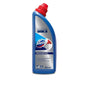 Een fles van 750 ml DOMESTOS Professional voegenreiniger en schimmelverwijderaar van Diversey Deutschland GmbH & Co. OHG is een blauwe fles met een rode hoekdop, bedoeld voor professioneel gebruik, met productinformatie en branding op het etiket.