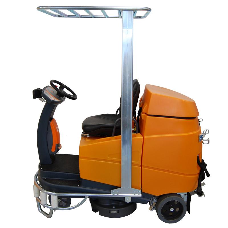 Een beschermdak FOPS bestuurdersbeschermdak van Diversey Deutschland GmbH & Co. OHG, voor swingo 4000 & 5000, biedt bescherming tegen vallende voorwerpen en is alleen verkrijgbaar in combinatie met het chassisbufferpakket 7518423. De verpakking bevat één stuk.