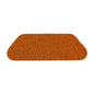 De Twister HT S-Pad Oranje (45x15 cm, 2 st., Diversey Deutschland GmbH & Co. OHG) is ideaal voor de dieptereiniging van ongecoate vloeren in drukbezochte gebieden - hier met dicht opeengepakte oranje borstels en afgeronde hoeken op een witte ondergrond.