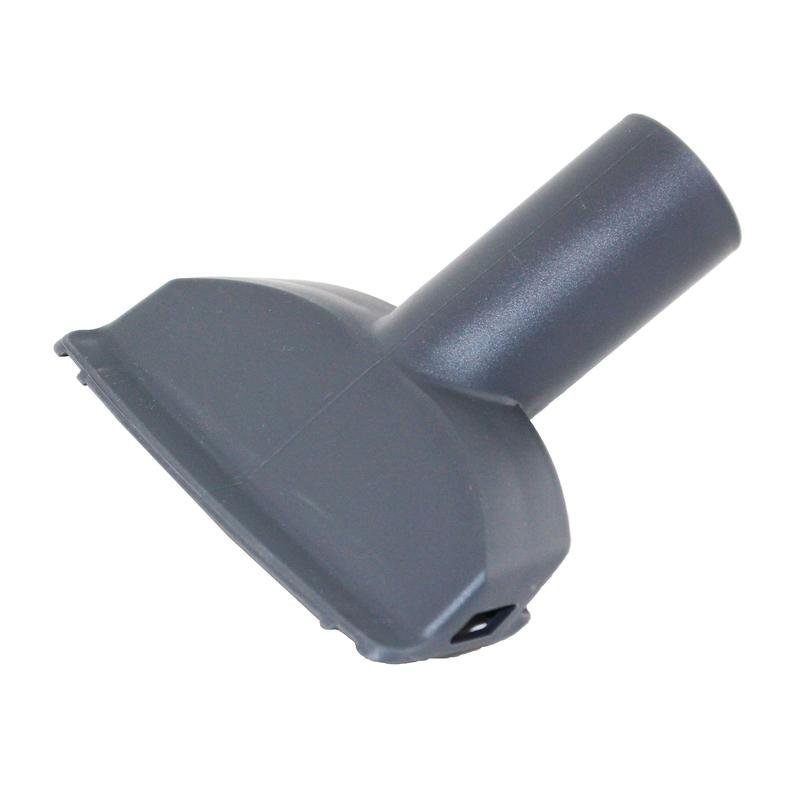 De TASKI AERO bekledingszuigmond 38mm van Diversey Deutschland GmbH & Co. OHG is een grijze stofzuigermondstuk van kunststof met een brede, platte mond voor de efficiënte reiniging van gestoffeerde meubels. Geschikt voor TASKI AERO, verpakking bevat 1 stuk.