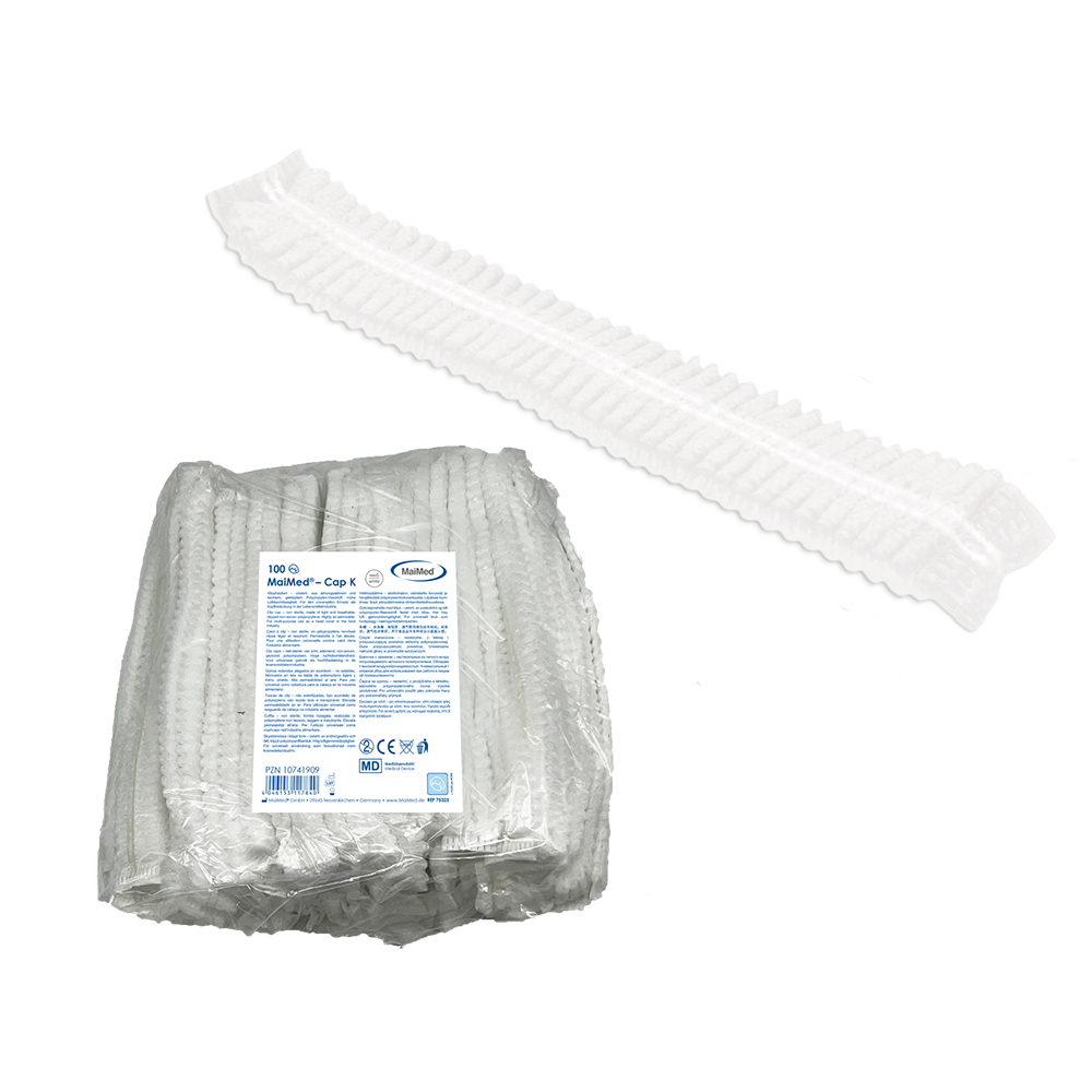 MaiMed-Cap K, clipdop van PP, 100 stuks/zak