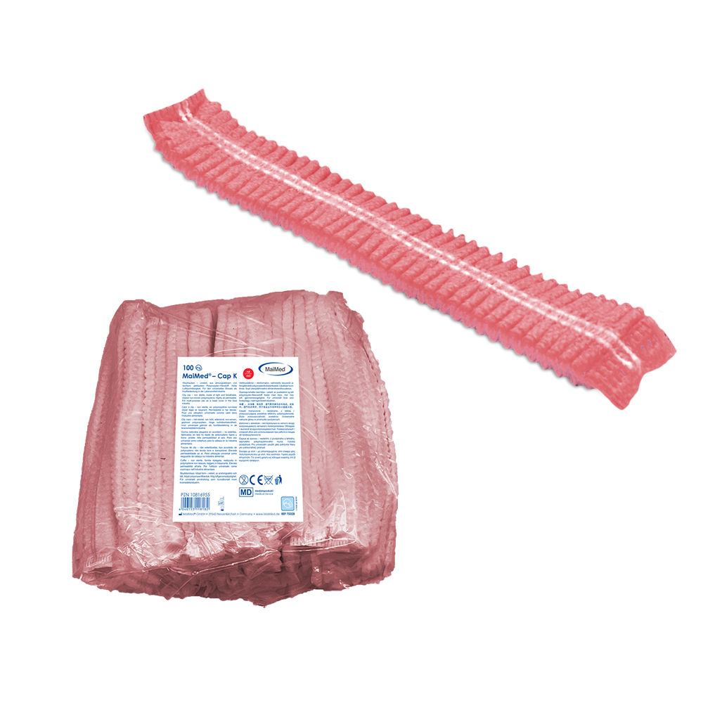 MaiMed-Cap K, clipdop van PP, 100 stuks/zak