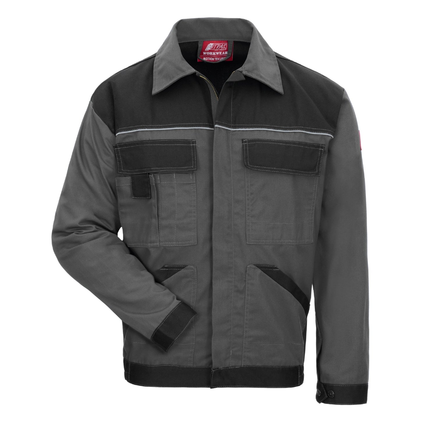 NITRAS MOTION TEX LIGHT, werkjas, grijs/zwart
